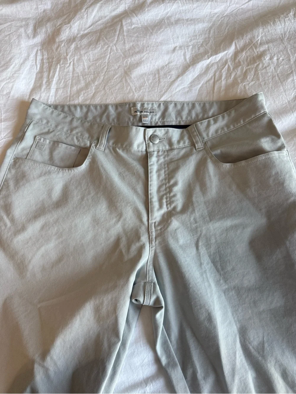 Peter Millar Light Gray Chinos
